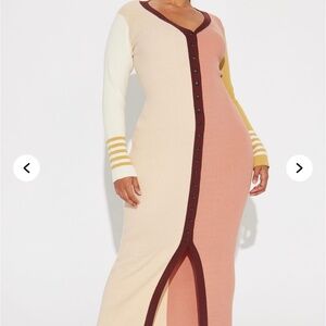 Study girl cardigan, maxi dress- fashion nova